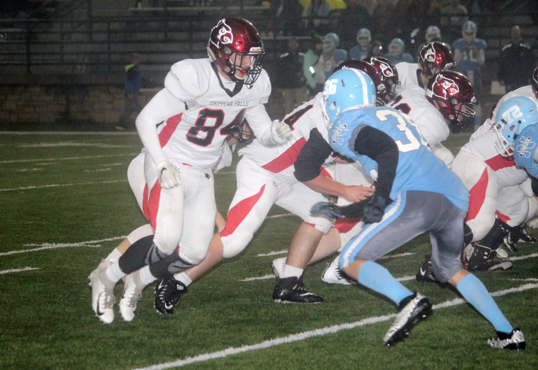 Chi-Hi football at Eau Claire North 10-5-18